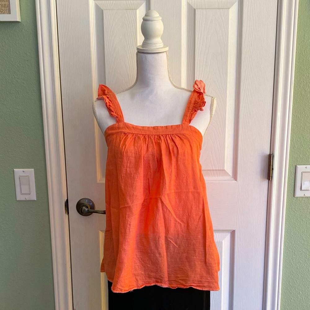 Adorable ruffle strap top